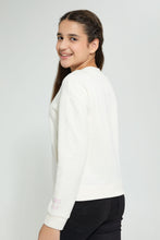 تنزيل الصورة على معرض الصور، Redtag-White-Photographic-Highneck-Brushed-Sweatshirt-Sweatshirts-Senior-Girls-9 to 14 Years
