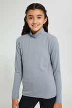 Load image into Gallery viewer, Grey Turtle Neck Top
