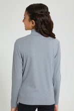 Load image into Gallery viewer, Grey Turtle Neck Top
