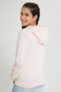 Redtag-Pink-Looney-Tunes-Hooded-Sweatshirt-Sweatshirts-Senior-Girls-9 to 14 Years