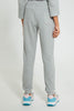Redtag-Grey-Melange-Brsuhed-Jogger-Pant-With-Print-Cargo-Pants-Senior-Girls-9 to 14 Years