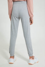 Load image into Gallery viewer, Redtag-Grey-Melange-Basic-Track-Pant-Joggers-Senior-Girls-9 to 14 Years
