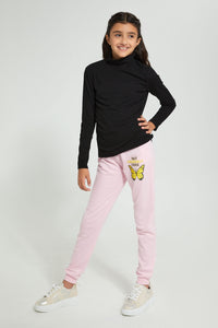 Redtag-Lt-Pink-Basic-Track-Pant-Joggers-Senior-Girls-9 to 14 Years