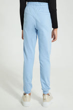 Load image into Gallery viewer, Redtag-Lt-Blue-Basic-Track-Pant-Joggers-Senior-Girls-9 to 14 Years
