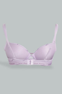 Redtag-Lilac-Printed-T-Shirt-Bra-With-Elastic-Balconette-Women's-