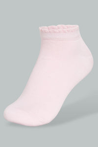 Redtag-Assorted-Plain-Ankle-Socks-Ankle-Length-Women's-
