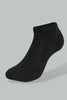 Redtag-Black/Grey/White-Heart-Polka-Printed-Ankle-Socks-(5-Pack)-Ankle-Length-Women's-
