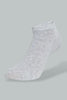 Redtag-Black/Grey/White-Heart-Polka-Printed-Ankle-Socks-(5-Pack)-Ankle-Length-Women's-