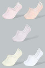 Load image into Gallery viewer, Redtag-Assorted-Plain-Invisible-Socks-(5-Pack)-Ankle-Length-Women&#39;s-
