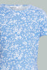 Redtag-Blue-Floral-Girls-Senior-Skater-Dress-Dresses-Senior-Girls-9 to 14 Years