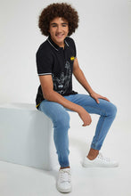 Load image into Gallery viewer, Redtag-Blue-Jeans-With-Waistband-Jeans-Regular-Fit-Senior-Boys-9 to 14 Years
