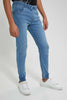 Redtag-Blue-Jeans-With-Waistband-Jeans-Regular-Fit-Senior-Boys-9 to 14 Years