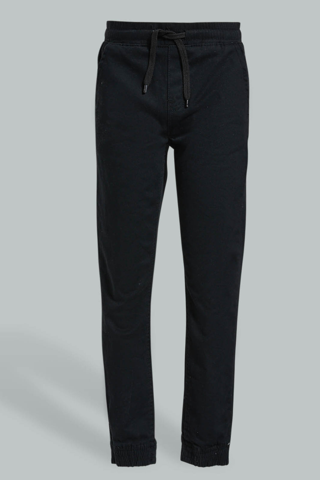 Redtag-Black-Jogger-Trouser-Joggers-Senior-Boys-9 to 14 Years