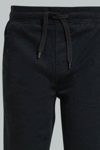Black Jogger with Elasticated Waistband