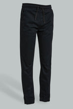 Load image into Gallery viewer, Redtag-Black-Jogger-Trouser-Joggers-Senior-Boys-9 to 14 Years
