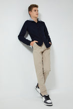 Load image into Gallery viewer, Redtag-Beige-Pull-On-Trouser-Joggers-Senior-Boys-9 to 14 Years

