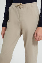 Load image into Gallery viewer, Redtag-Beige-Pull-On-Trouser-Joggers-Senior-Boys-9 to 14 Years

