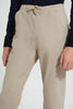 Redtag-Beige-Pull-On-Trouser-Joggers-Senior-Boys-9 to 14 Years