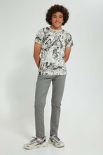 Load image into Gallery viewer, Redtag-Grey-Pull-On-Trouser-Joggers-Senior-Boys-9 to 14 Years
