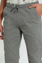 Load image into Gallery viewer, Redtag-Grey-Pull-On-Trouser-Joggers-Senior-Boys-9 to 14 Years

