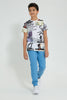 Redtag-Blue-Jogger-Trouser-Joggers-Senior-Boys-9 to 14 Years