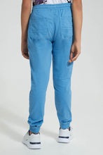 Load image into Gallery viewer, Redtag-Blue-Jogger-Trouser-Joggers-Senior-Boys-9 to 14 Years
