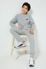 تنزيل الصورة على معرض الصور، Redtag-Grey-Pique-SweaT-Shirt-Sweatshirts-Senior-Boys-9 to 14 Years
