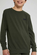 تنزيل الصورة على معرض الصور، Redtag-Olive-Pique-SweaT-Shirt-Sweatshirts-Senior-Boys-9 to 14 Years
