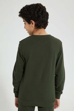تنزيل الصورة على معرض الصور، Redtag-Olive-Pique-SweaT-Shirt-Sweatshirts-Senior-Boys-9 to 14 Years

