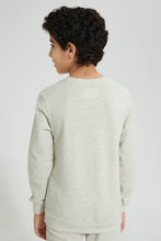 تنزيل الصورة على معرض الصور، Redtag-Beige-Pique-SweaT-Shirt-Sweatshirts-Senior-Boys-9 to 14 Years
