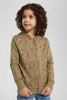 Redtag-Brown-Dino-Print-Hooded-Zip-Through-Sweat-Sweatshirts-Boys-2 to 8 Years