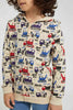 Redtag-Stone-Crane-Print-Hooded-Zip-Through-Sweat-Sweatshirts-Boys-2 to 8 Years