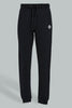 Redtag-Black-Table-Active-Pant-Joggers-Senior-Boys-9 to 14 Years