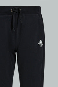Redtag-Black-Table-Active-Pant-Joggers-Senior-Boys-9 to 14 Years