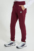 Redtag-Burgundy-Table-Active-Pant-Joggers-Senior-Boys-9 to 14 Years