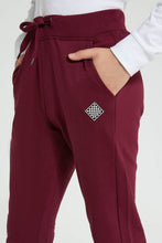 تنزيل الصورة على معرض الصور، Redtag-Burgundy-Table-Active-Pant-Joggers-Senior-Boys-9 to 14 Years
