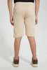 Redtag-Beige-Pull-On-Active-Short-Active-Shorts-Senior-Boys-9 to 14 Years