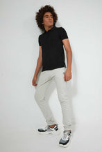 تنزيل الصورة على معرض الصور، Redtag-Ecru-Table-Active-Pant-Joggers-Senior-Boys-9 to 14 Years
