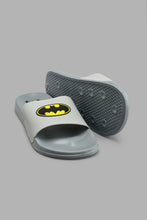 تنزيل الصورة على معرض الصور، Redtag-Grey-Batman-Character-Slide-Character,-Colour:Grey,-Filter:Men&#39;s-Footwear,-Men-Flip-Flops,-New-In,-New-In-Men-FOO,-Non-Sale,-S22A,-Section:Men-Men&#39;s-
