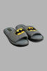 Redtag-Grey-Batman-Character-Slipper-Colour:Grey,-Filter:Men's-Footwear,-Men-Slippers,-New-In,-New-In-Men-FOO,-Non-Sale,-S22A,-Section:Men-Men's-