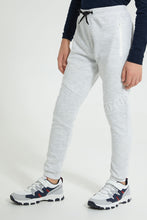 Load image into Gallery viewer, Redtag-Grey-Pique-Active-Pant-Joggers-Senior-Boys-9 to 14 Years
