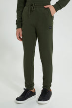 Load image into Gallery viewer, Redtag-Olive-Pique-Active-Pant-Joggers-Senior-Boys-9 to 14 Years
