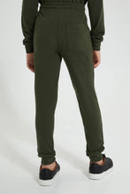 Load image into Gallery viewer, Redtag-Olive-Pique-Active-Pant-Joggers-Senior-Boys-9 to 14 Years
