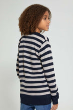 تنزيل الصورة على معرض الصور، Redtag-Bsr-Table-Stripe-Pullover-Pullovers-Senior-Boys-9 to 14 Years
