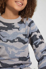 Load image into Gallery viewer, Redtag-Bsr-Table-Jacquard-Pullover-Pullovers-Senior-Boys-9 to 14 Years
