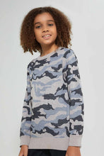 Load image into Gallery viewer, Redtag-Bsr-Table-Jacquard-Pullover-Pullovers-Senior-Boys-9 to 14 Years
