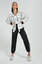 تنزيل الصورة على معرض الصور، Redtag-Assorted-Printed-Bomber-Jacket-Celebrity-Jackets,-Colour:Assorted,-Filter:Women&#39;s-Clothing,-New-In,-New-In-LDC,-Non-Sale,-S22A,-Section:Women-Women&#39;s-
