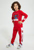 Redtag-Red-Spiderman-Jogsuit-Jog-Sets-Boys-2 to 8 Years