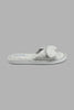 Redtag-Grey-Bow-Trim-Slipper-Colour:Grey,-Filter:Women's-Footwear,-New-In,-New-In-Women-FOO,-Non-Sale,-S22A,-Section:Women,-Women-Slippers-Women's-