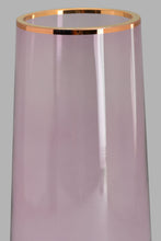 Load image into Gallery viewer, Redtag-Pink-Tall-Golden-Detail-Glass-Vase-Vase-Home-Decor-
